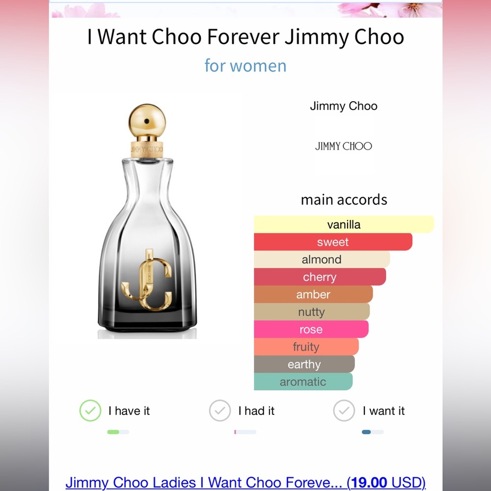 I Want Choo Forever Perfume by Jimmy Choo
